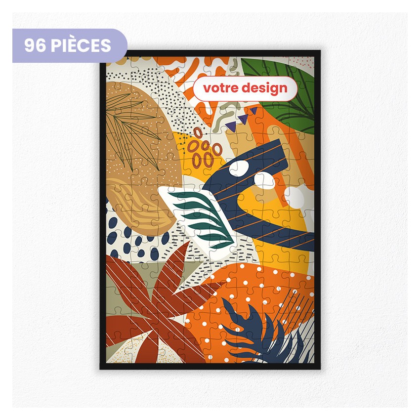 100 pieces custom puzzle