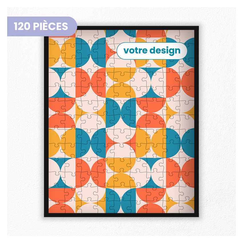 puzzle 120 pièces personnalisé