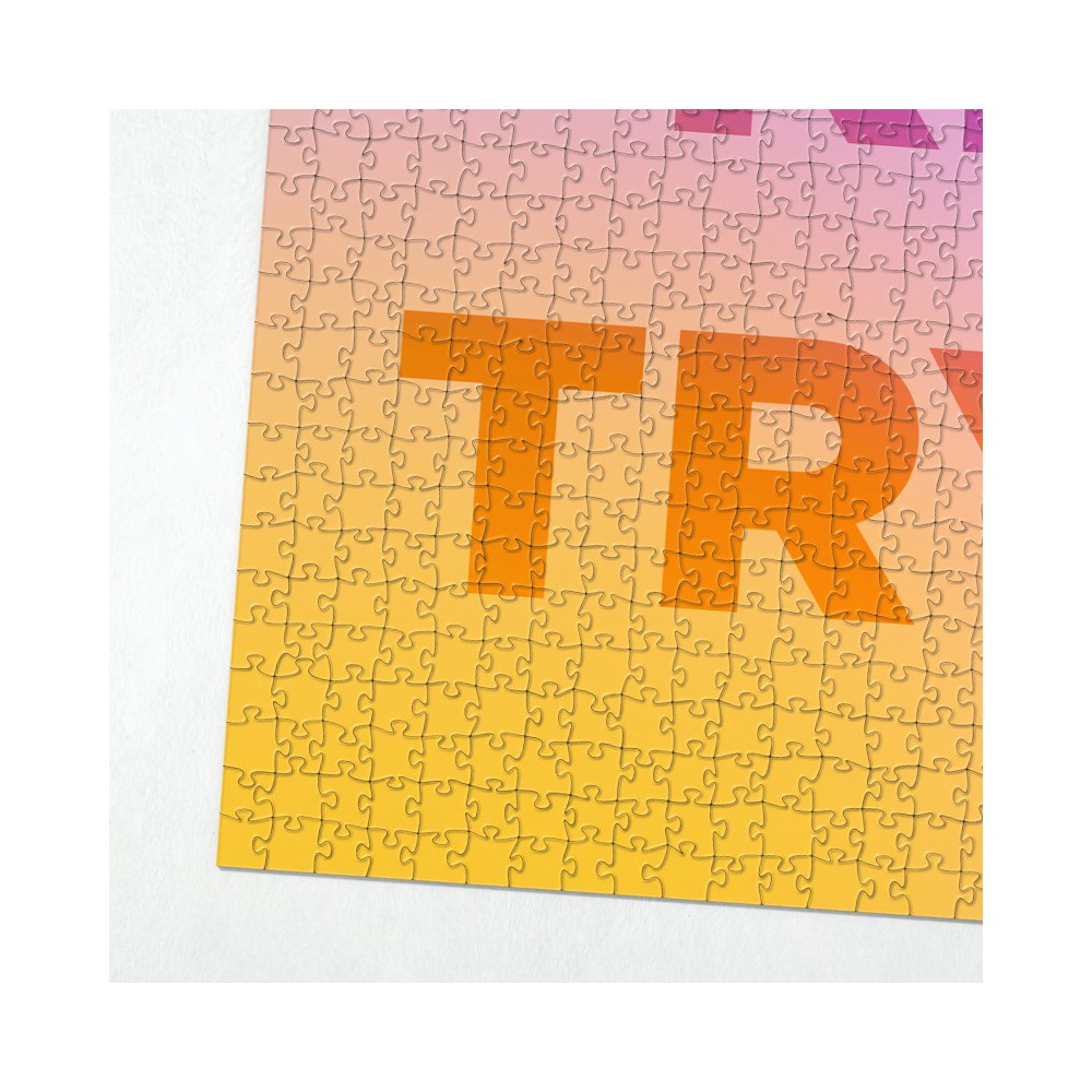 adult puzzle with message