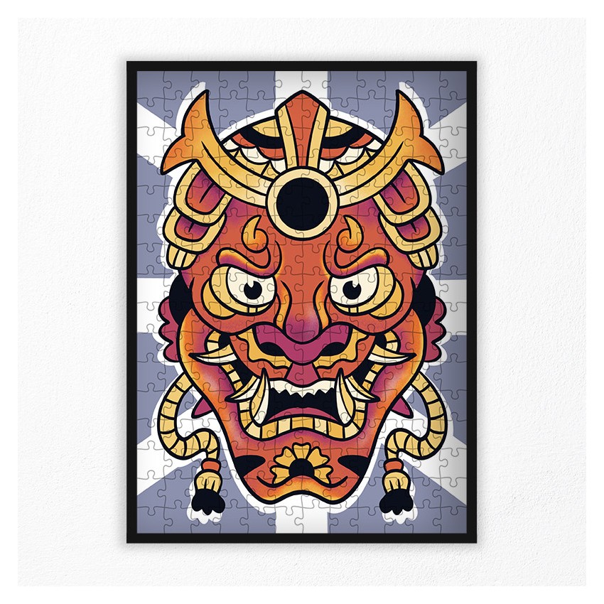 hannya mask puzzle