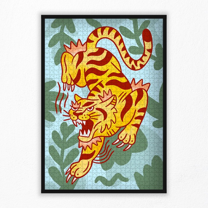 puzzle adulte tigre