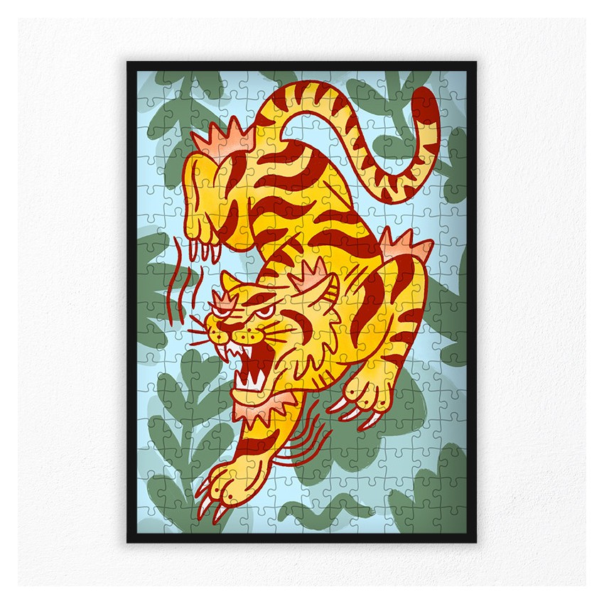 puzzle tigre sauvage