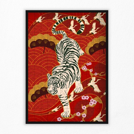 puzzle tigre japonais