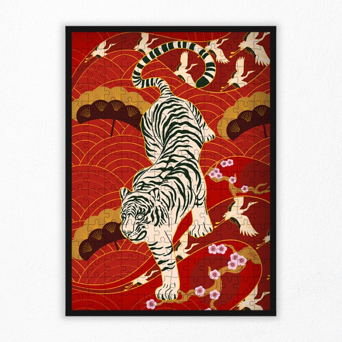 puzzle tigre japonais