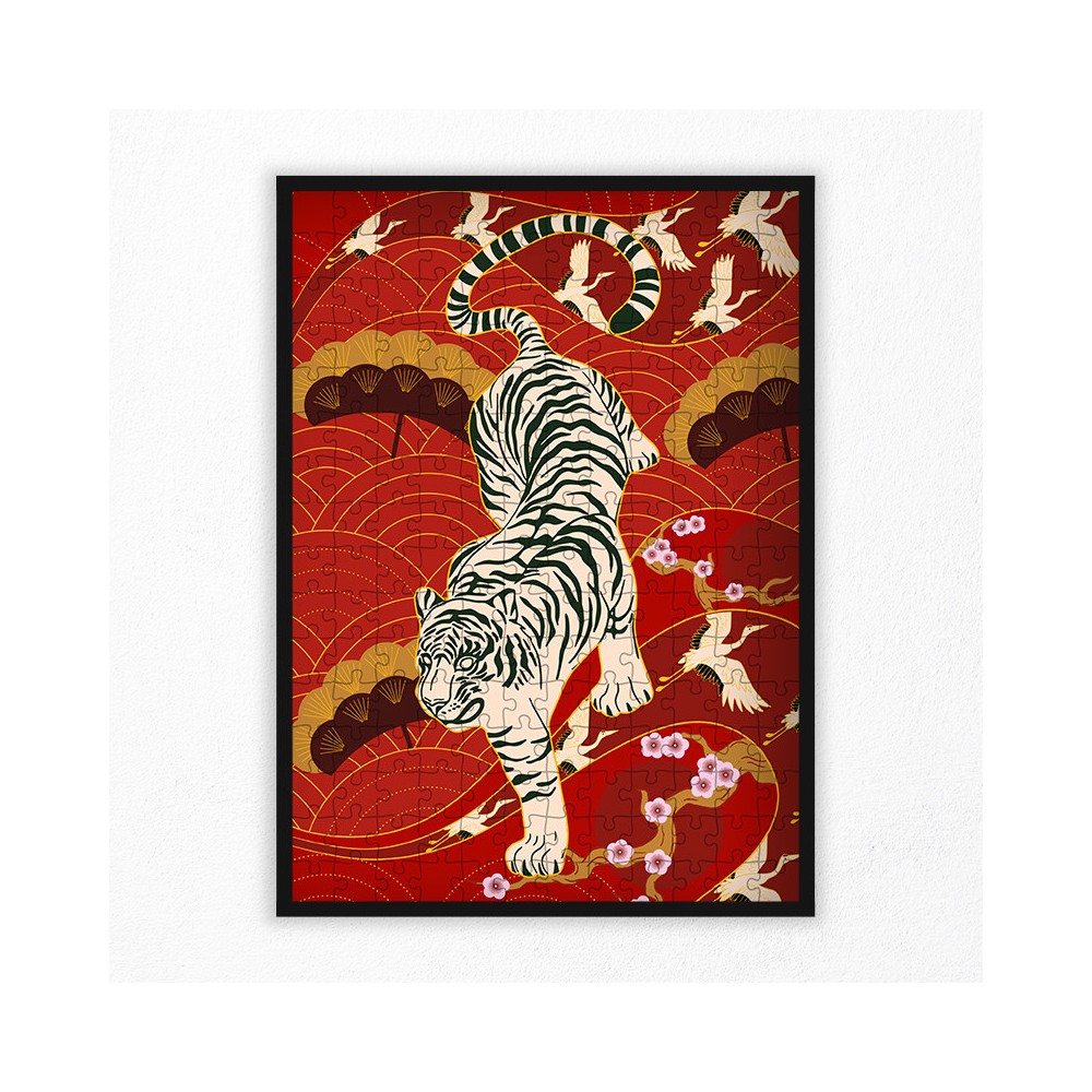 puzzle tigre japonais