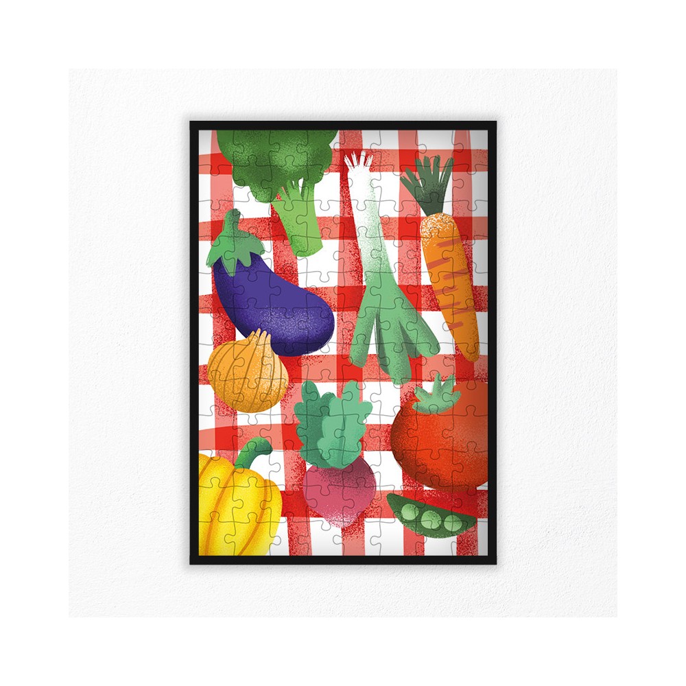vegetable puzzle for children