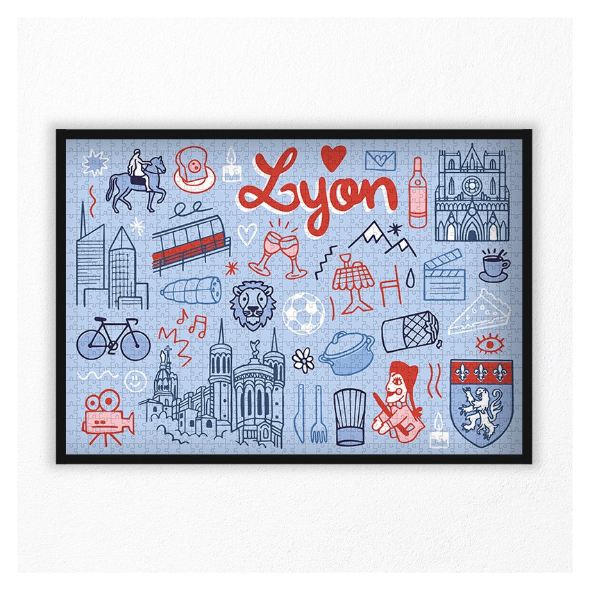 1000 pieces Lyon puzzle