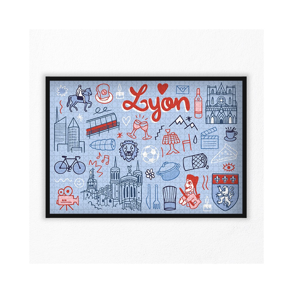 1000 pieces Lyon puzzle