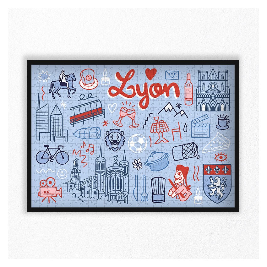 500 pieces Lyon puzzle