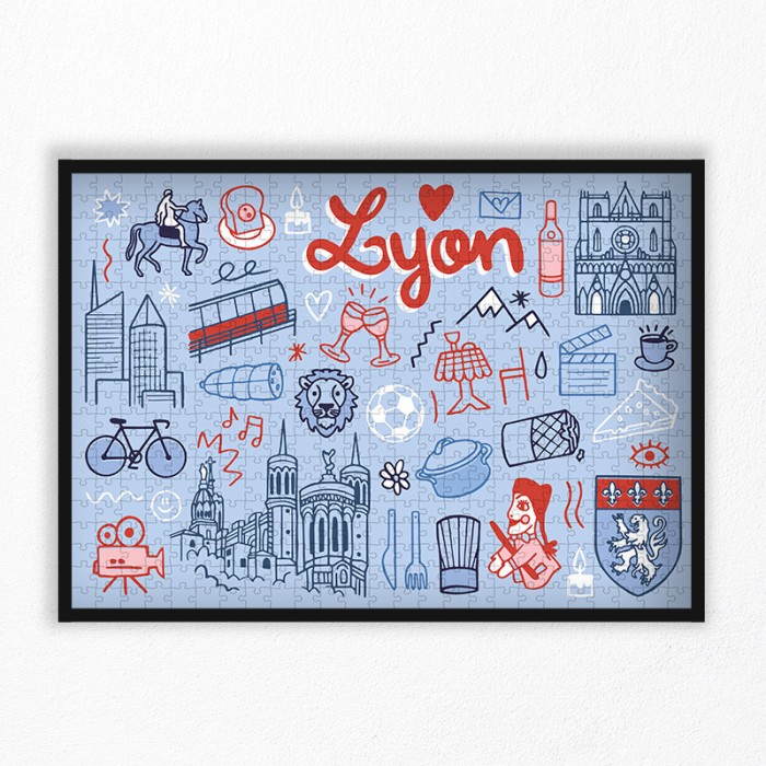 Puzzle Lyon 500 pièces