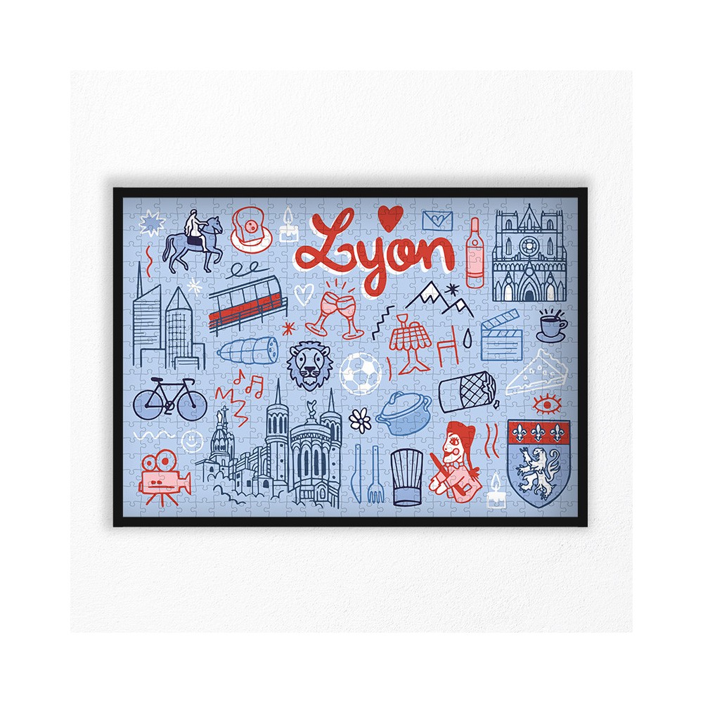 Puzzle Lyon 500 pièces