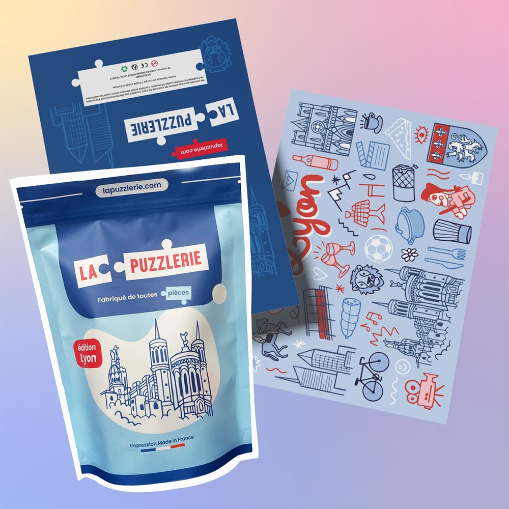 Lyon Puzzle |1000 pieces or 500 pieces | La Puzzlerie