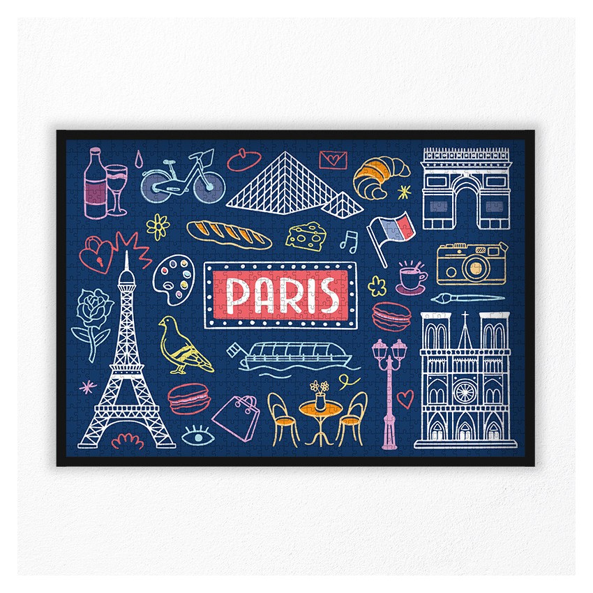 Puzzle Paris 1000 pièces