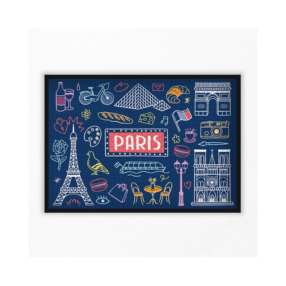 1000 pieces Paris puzzle
