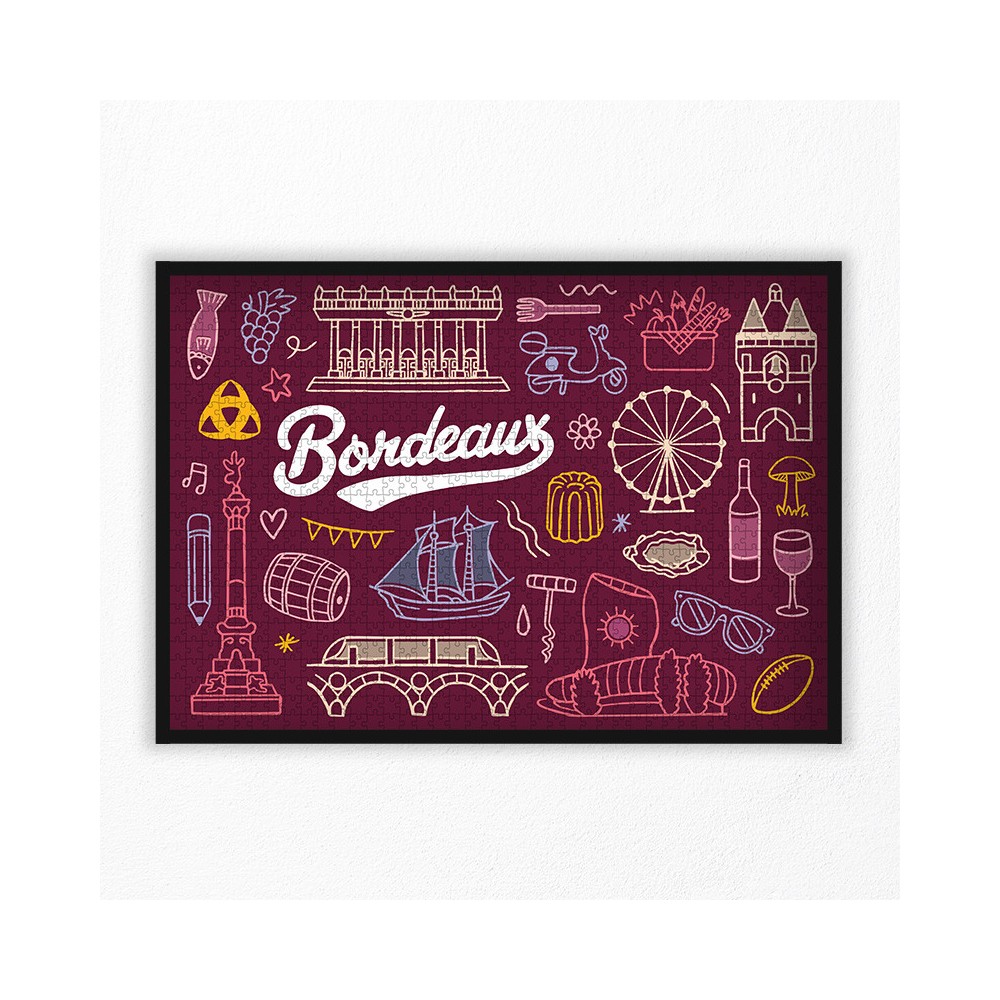 1000 pieces Bordeaux puzzle