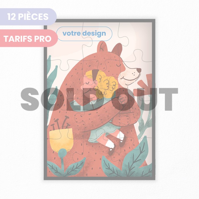 Revendeurs | Puzzle Personnalisé 12 Pièces | La Puzzlerie