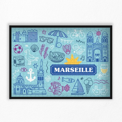 Puzzle Marseille | 1000 Pièces ou 500 Pièces | La Puzzlerie