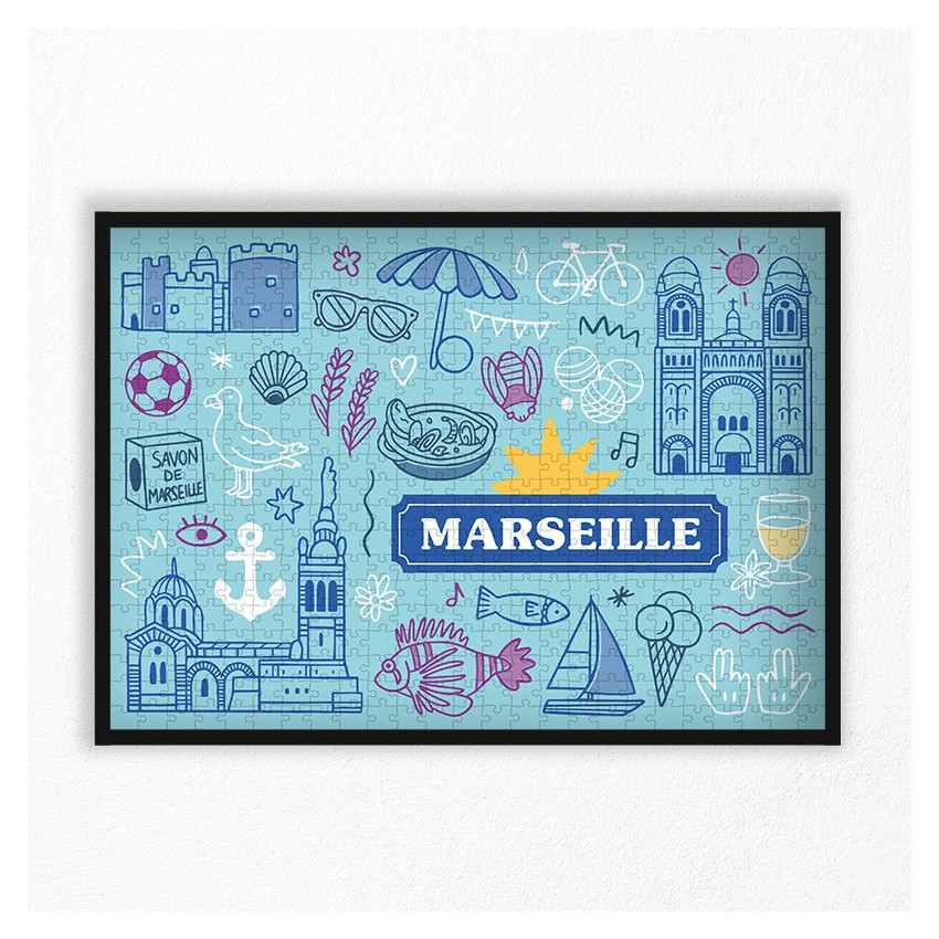 500 pieces Marseille puzzle