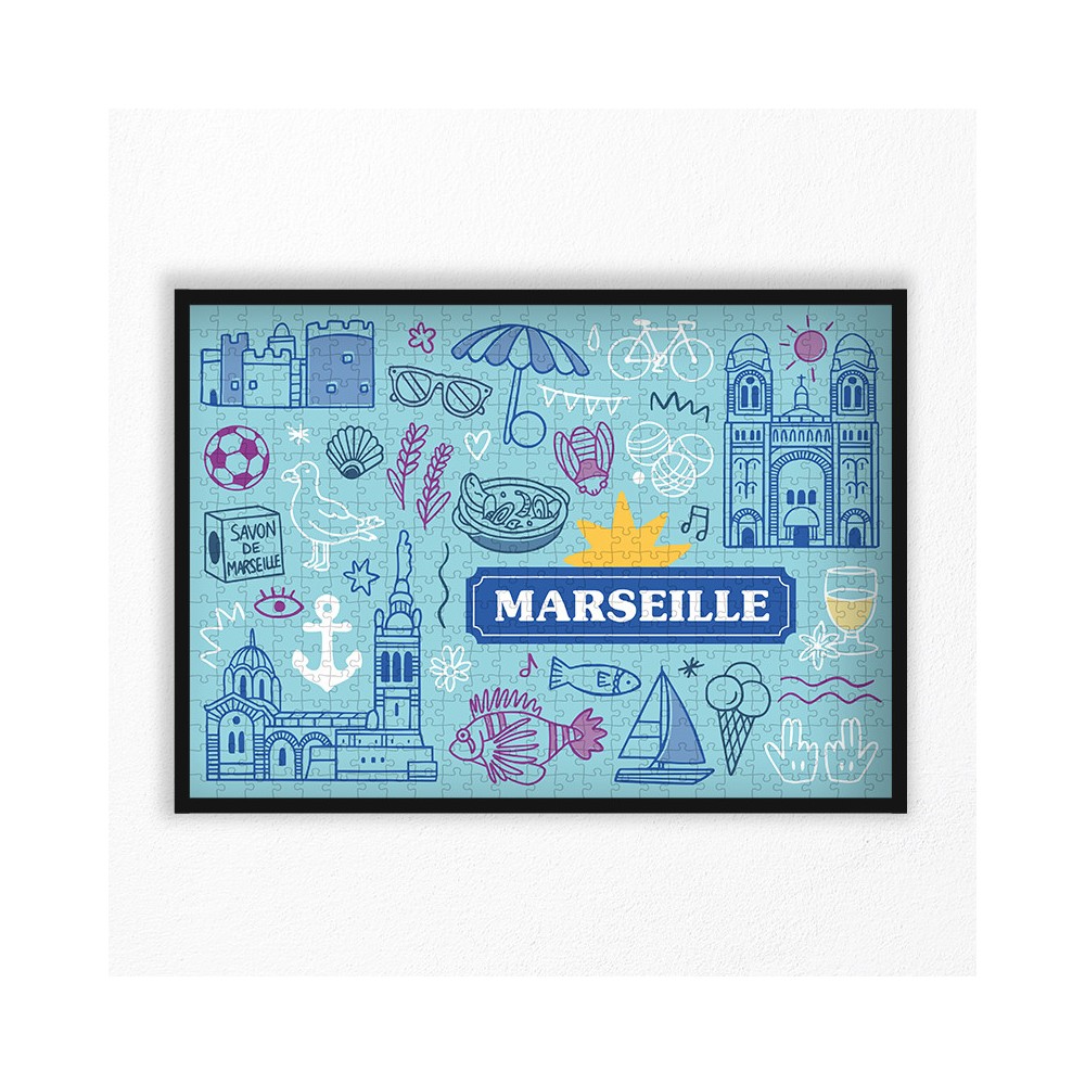 500 pieces Marseille puzzle