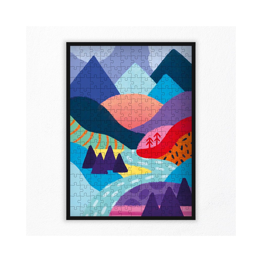 192 pieces mountain puzzle