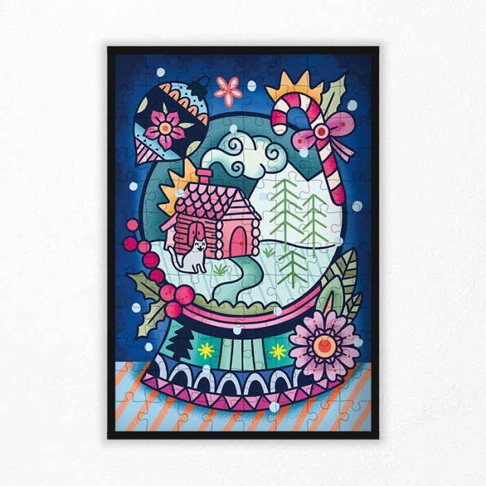 children's 96 pieces winter puzzle