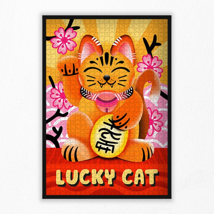 1000 pieces japanese cat puzzle