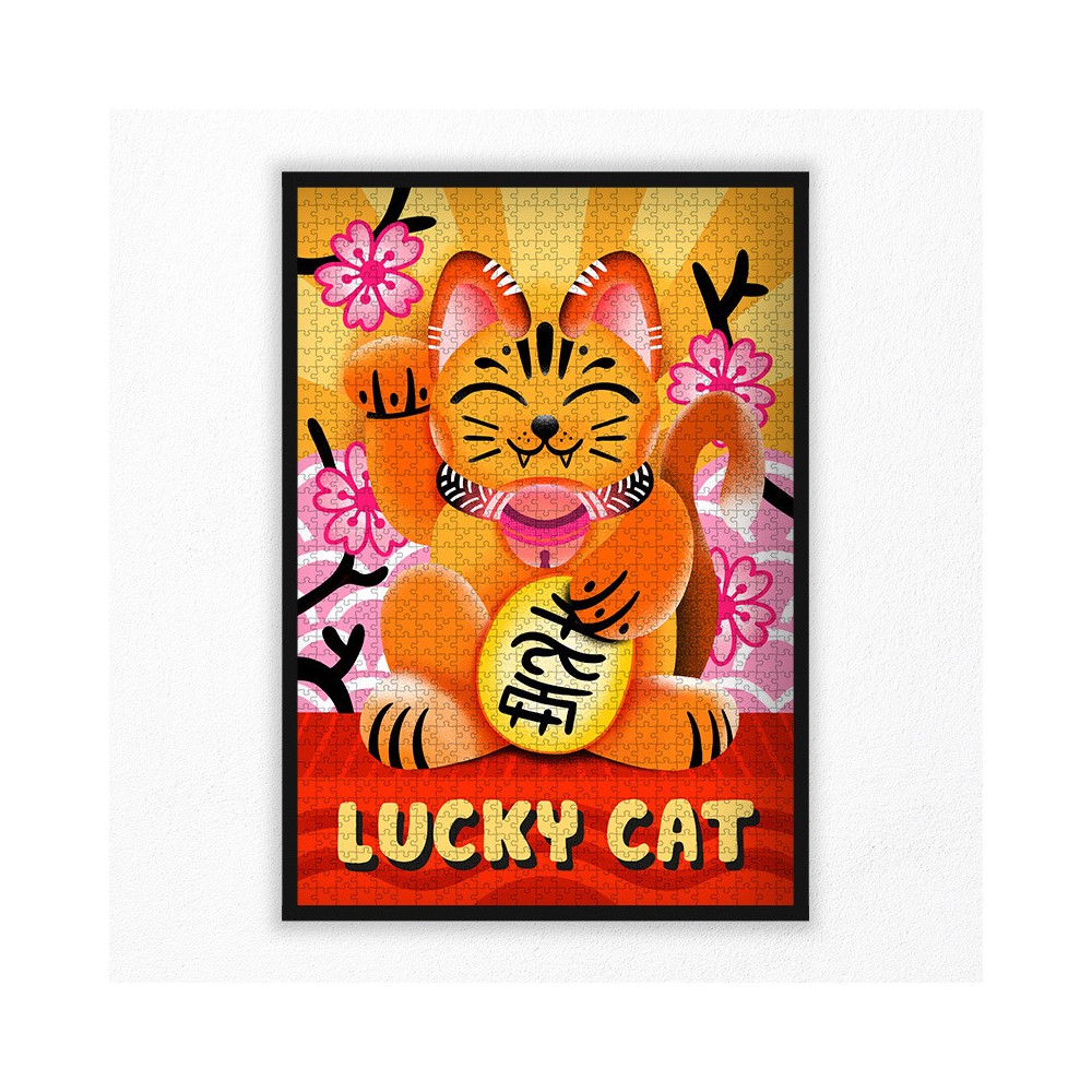 1000 pieces japanese cat puzzle