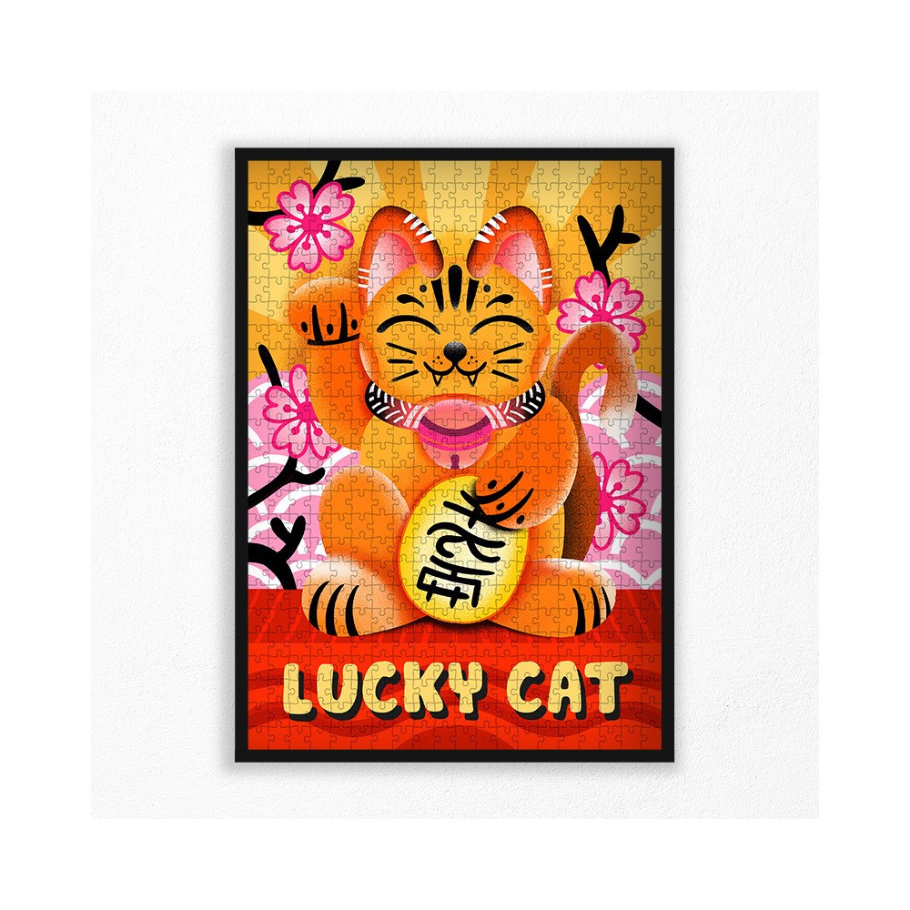 500 pieces japanese cat puzzle