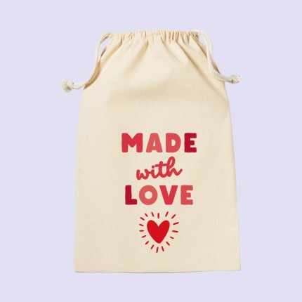 pochon cadeau Made with Love