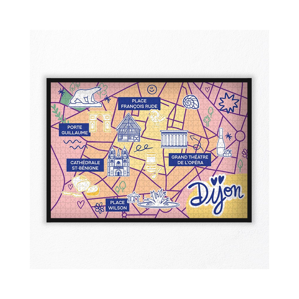 Puzzle Dijon 1000 pcs