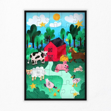 Children's Farm Animals Puzzle 30 pcs