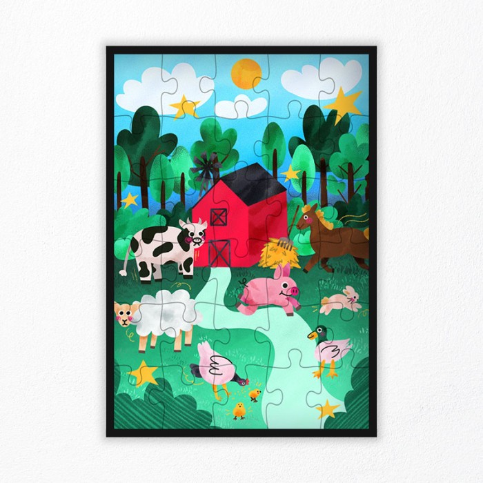 Puzzle Animaux de la Ferme 30 pcs