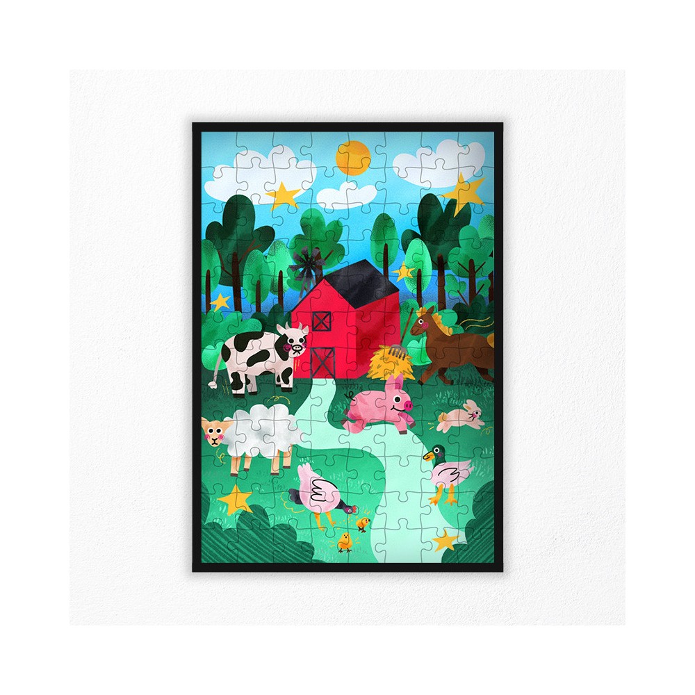 Puzzle Animaux de la Ferme 96 pcs