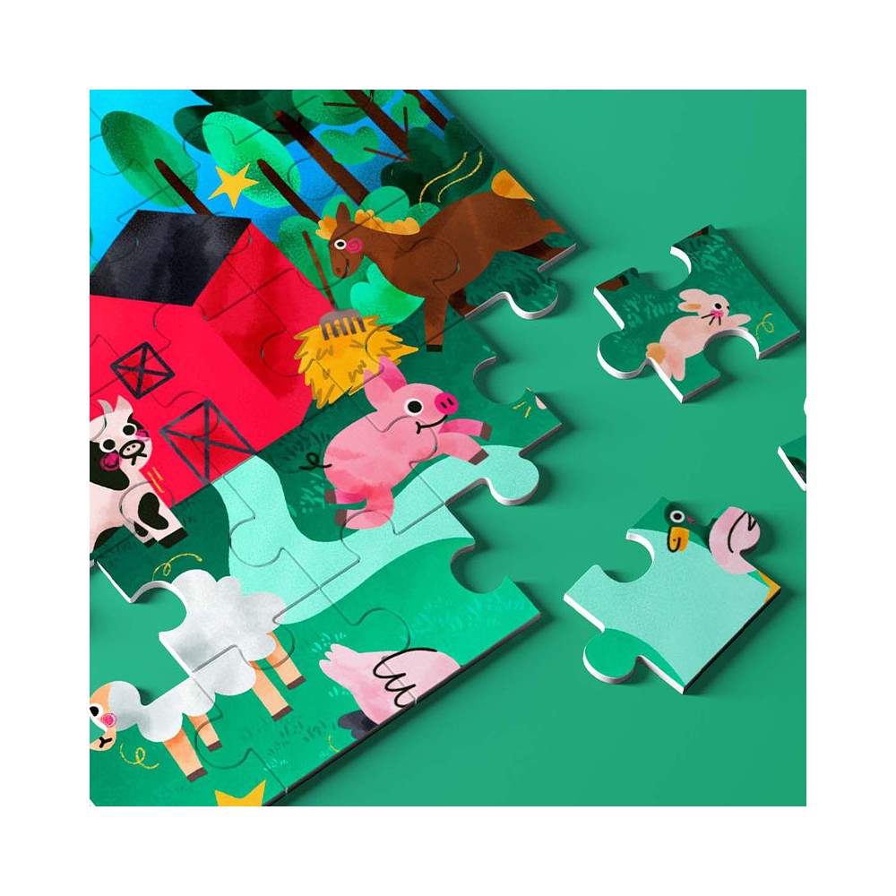 Puzzle Animaux de la Ferme zoom