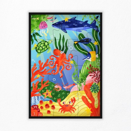 Sea Animals Puzzle 12 pcs