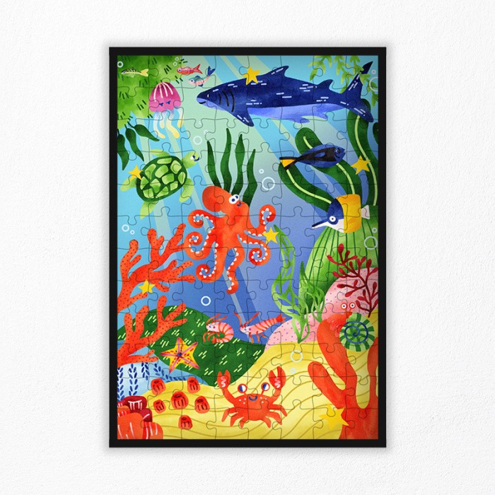Sea Animals Puzzle 96 pcs