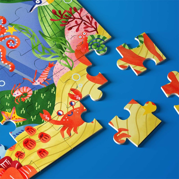 Puzzle Animaux de la Mer Zoom