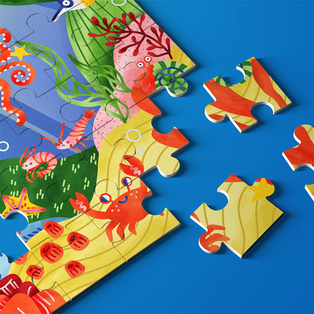 Sea Animals Puzzle Zoom